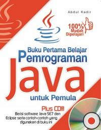 Buku pertama belajar pemrograman Java untuk pemula