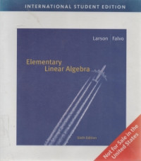 Elementary linear algebra