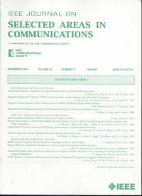 IEEE Journal On Selected Areas In Communication | Vol.32 No.11