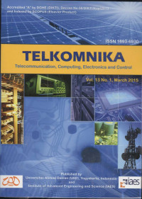 Telkomnika: Telecommunication, Computing, Electronics and Control | Vol.13 No.1