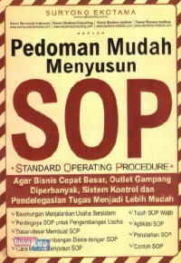 Pedoman mudah menyusun SOP (standard operating procedure)