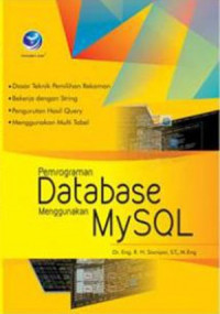 Pemrograman database menggunakan MySQL