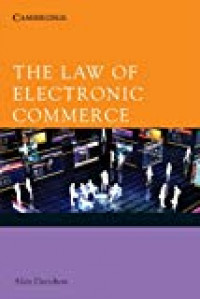 The law of electronic commerce