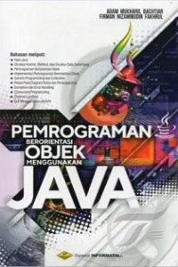 Pemrograman berorientasi objek menggunakan java