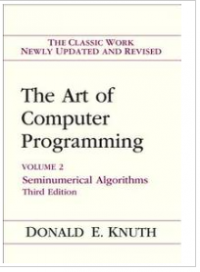 The art of computer programming: Volume 2 Seminurical alghoritms third edition.