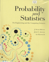 Probability and Statistics for Engineering and the Computing Sciences